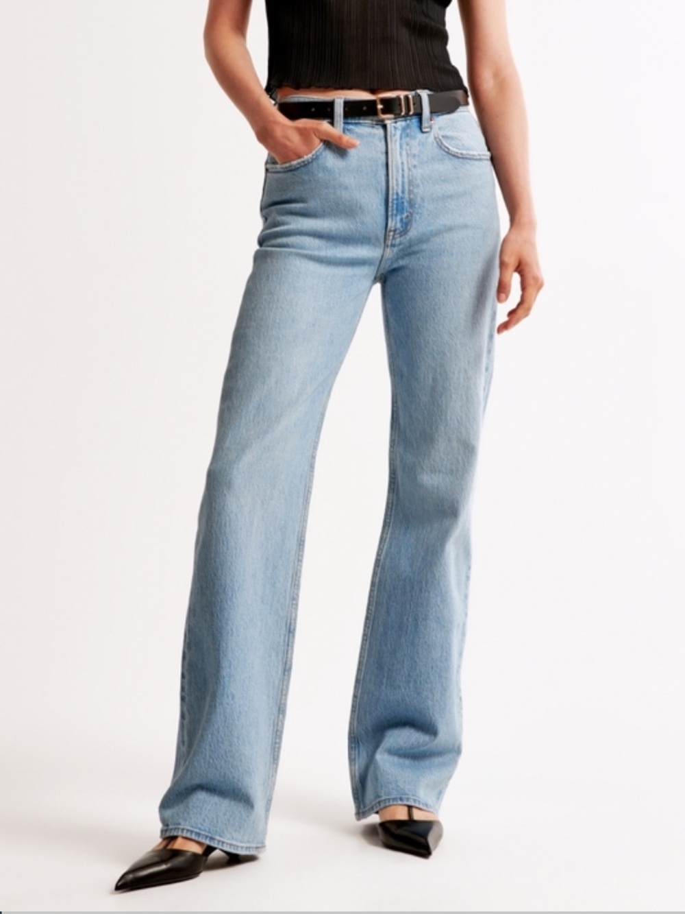 Abercrombie & Fitch High Rise 90s Relaxed Curve Love Jean Size 30/10S